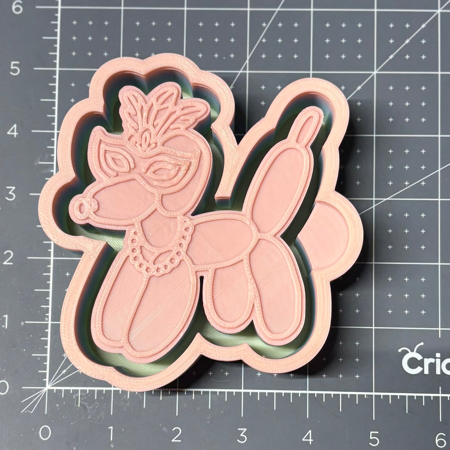 Mardi Gras Balloon Dog Mold