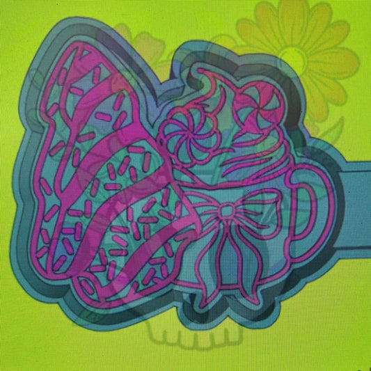 Christmas Cake Cocoa Mold