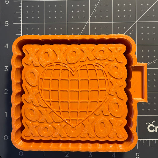 XOXO Heart Box Mold