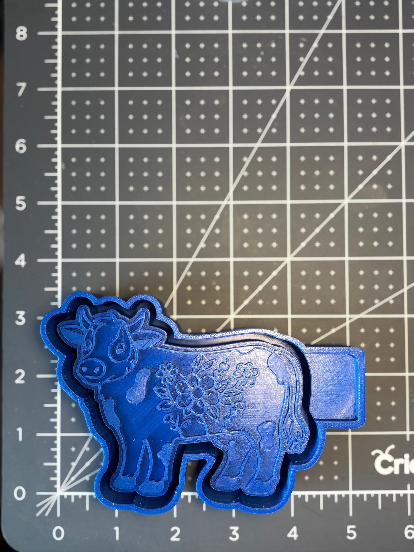 Floral Cow Mold