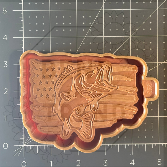 Flag Fish Mold