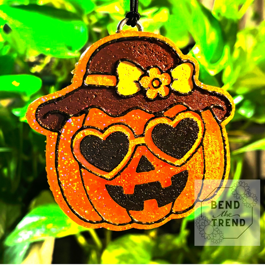 Pumpkin With Glasses Mold
