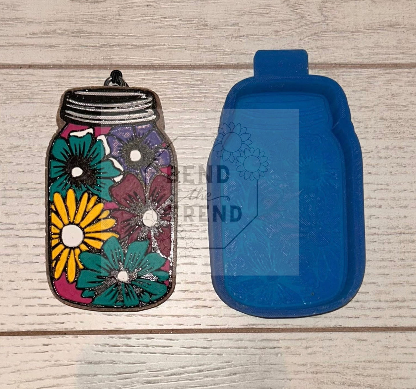 Mason Flower Jar Mold