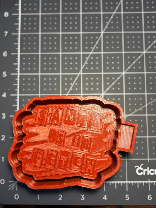 Santa is so Fetch Mold