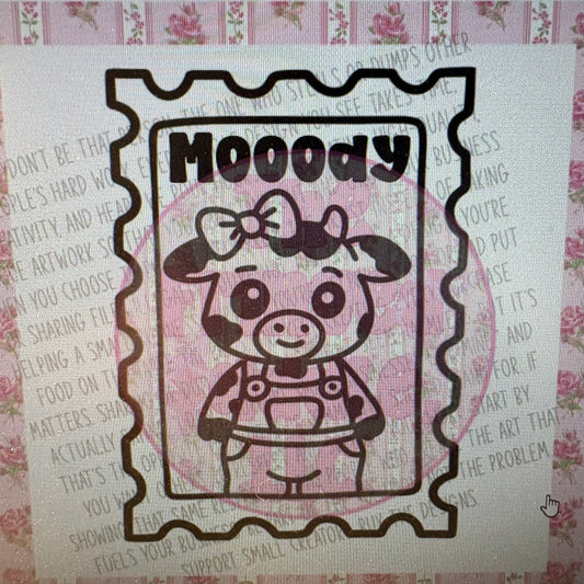 Mooody Cow Stamp Mold