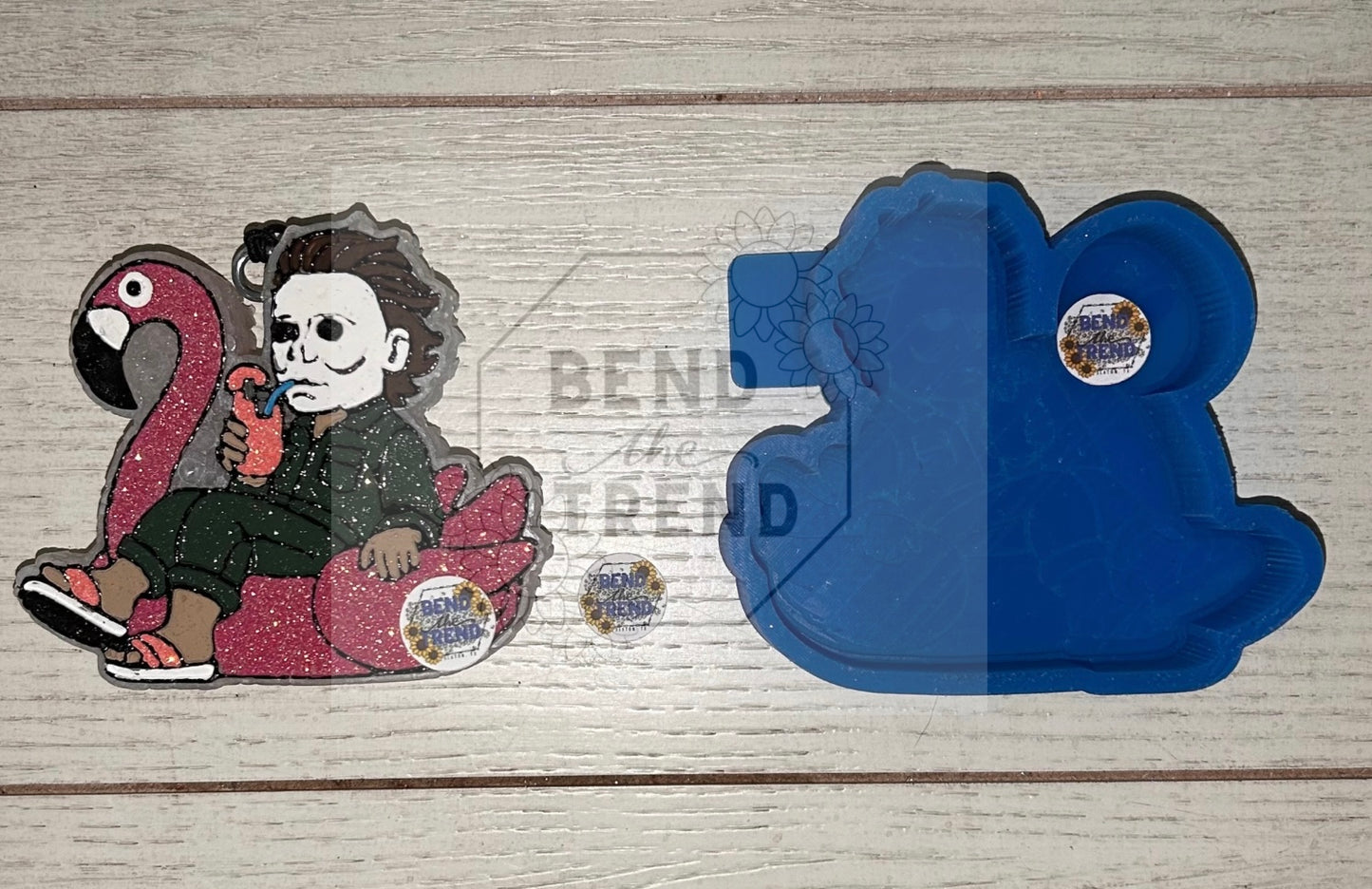 Horror character MM Flamingo Floaty Mold