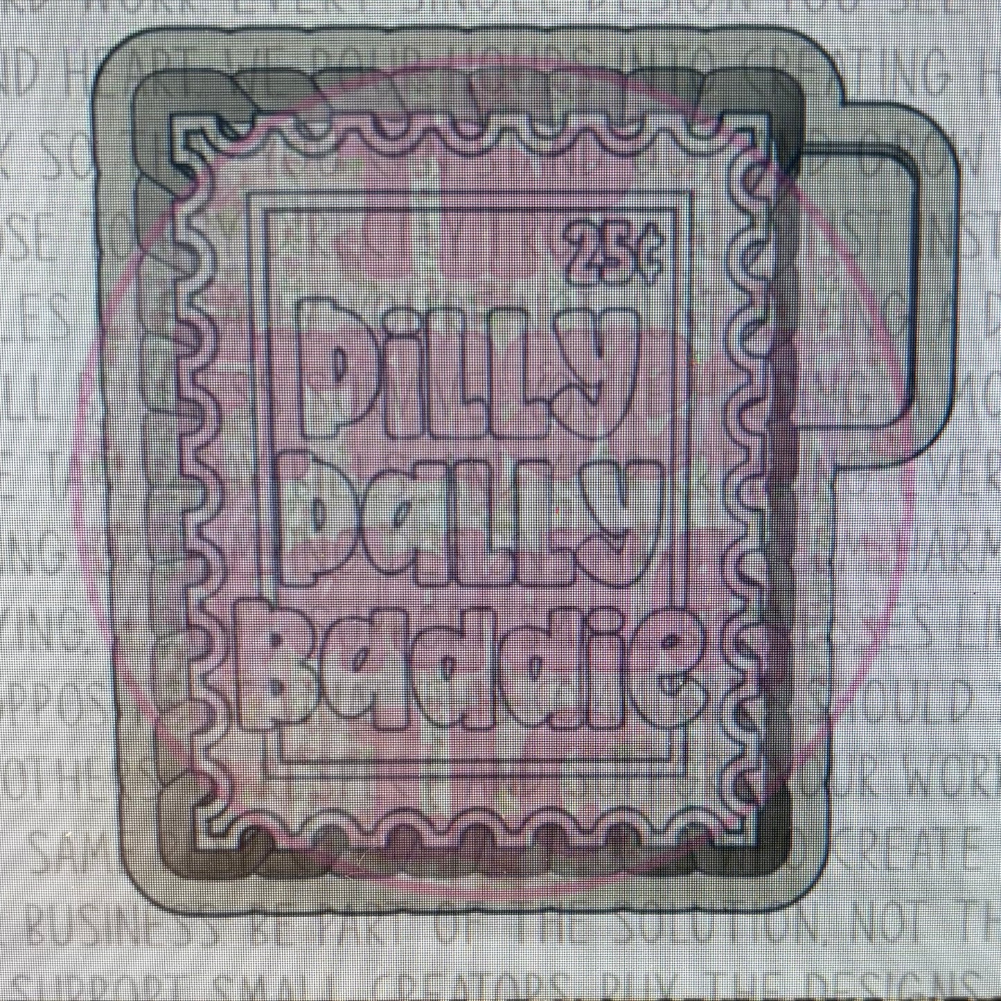 Dilly Dally Baddie  Mold