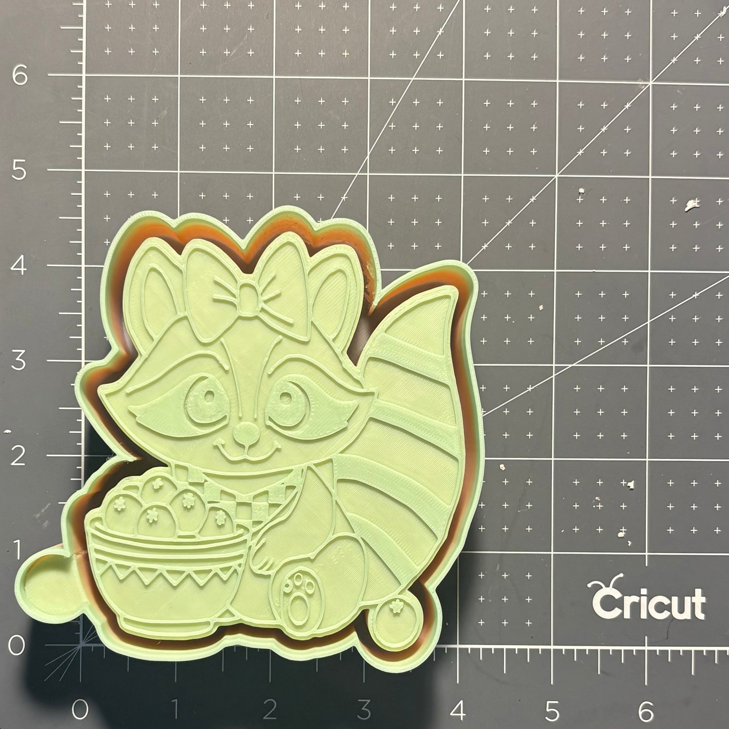 Raccoon Easter Basket  Mold