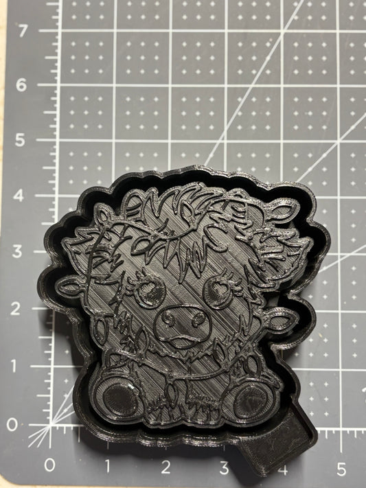 Highland With Christmas Lights Mold