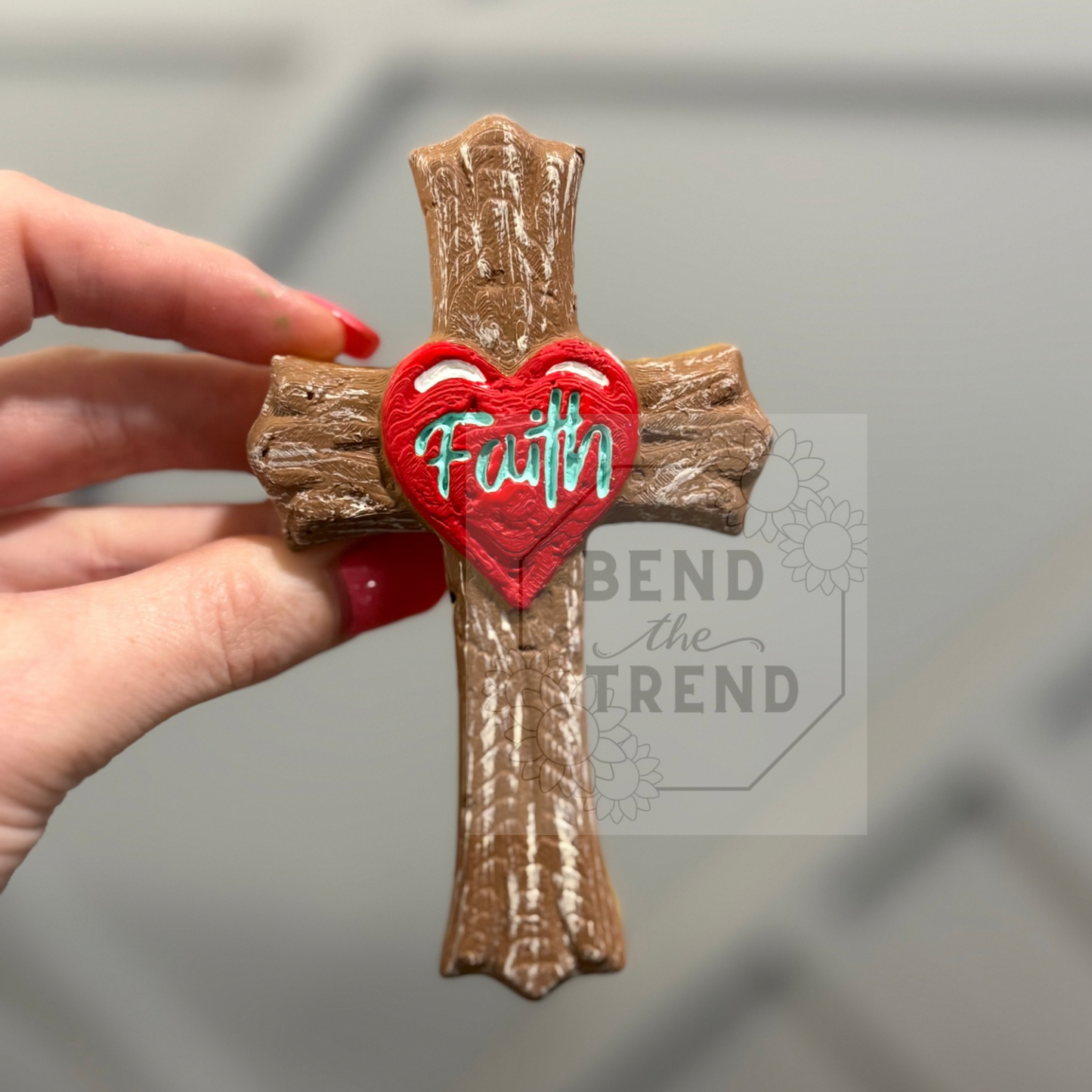 Faith Cross 3D Mold