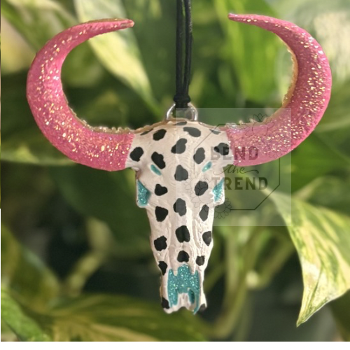 3D Bull Skull Mold