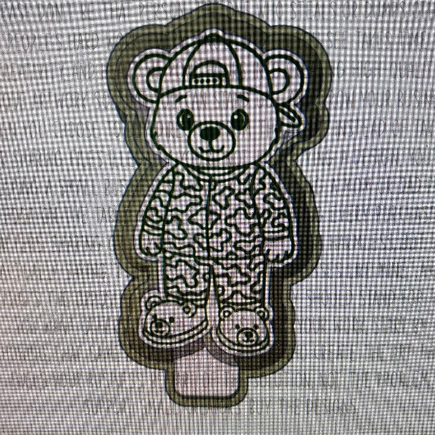 Teddy in PJ’s Mold