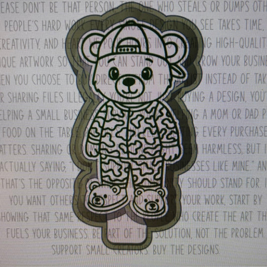 Teddy in PJ’s Mold