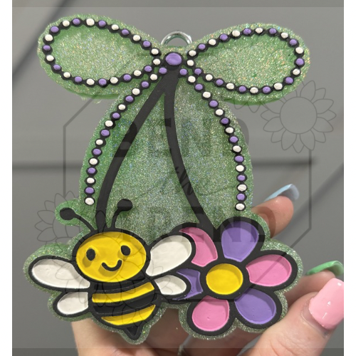 Bee & Flower Bow Mold