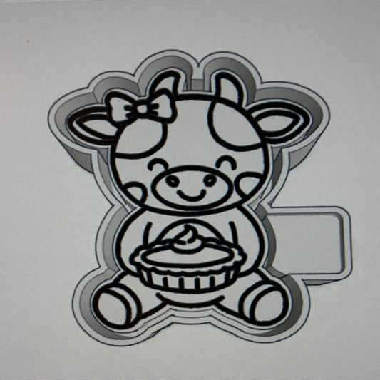 Cow with Pie Mold