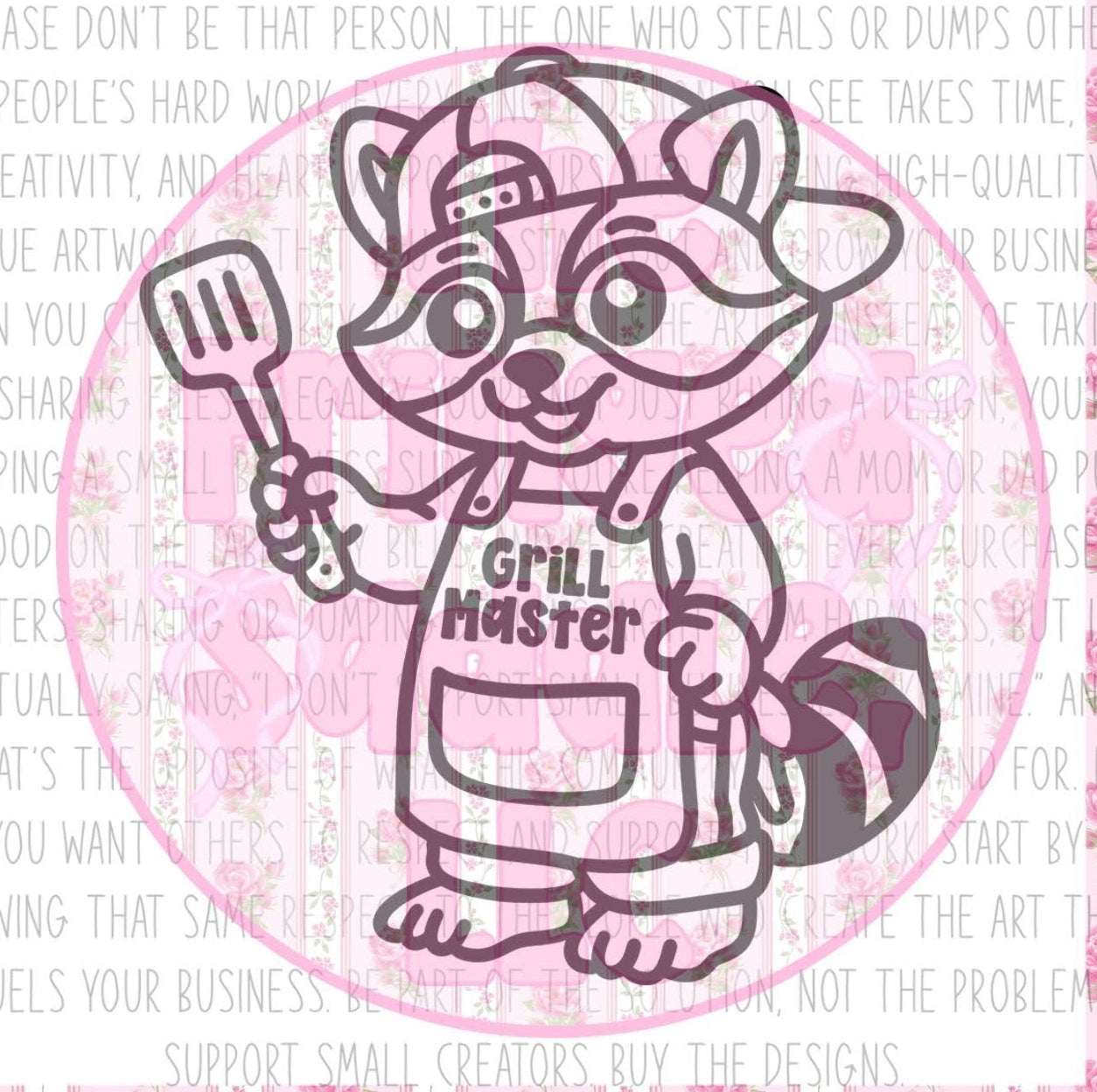 Raccoon Grill Master Mold