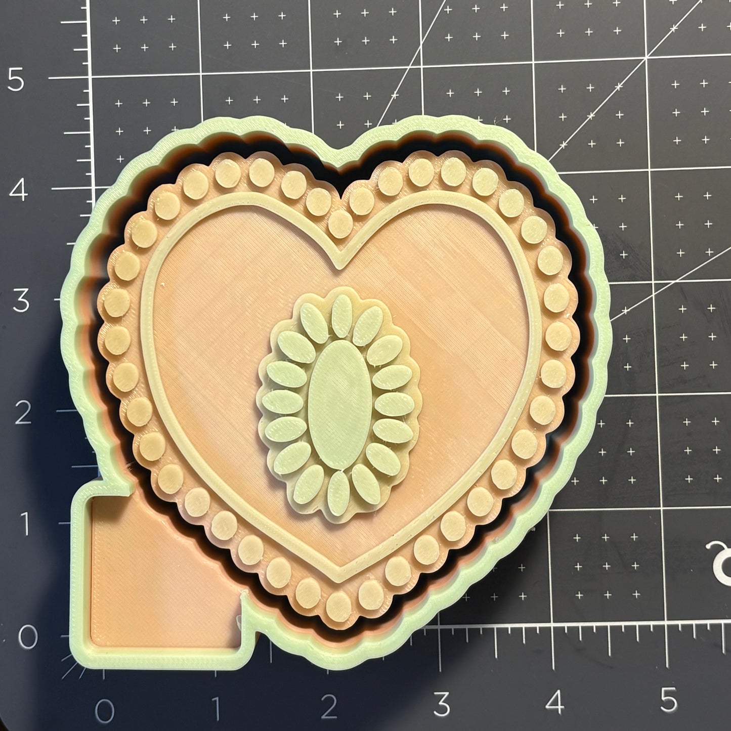 Turquoise Heart Mold