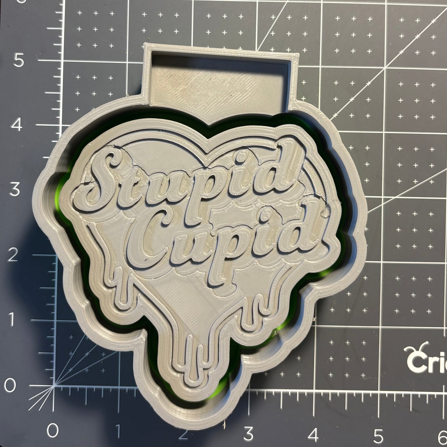Stupid Cupid Drippy Heart Mold