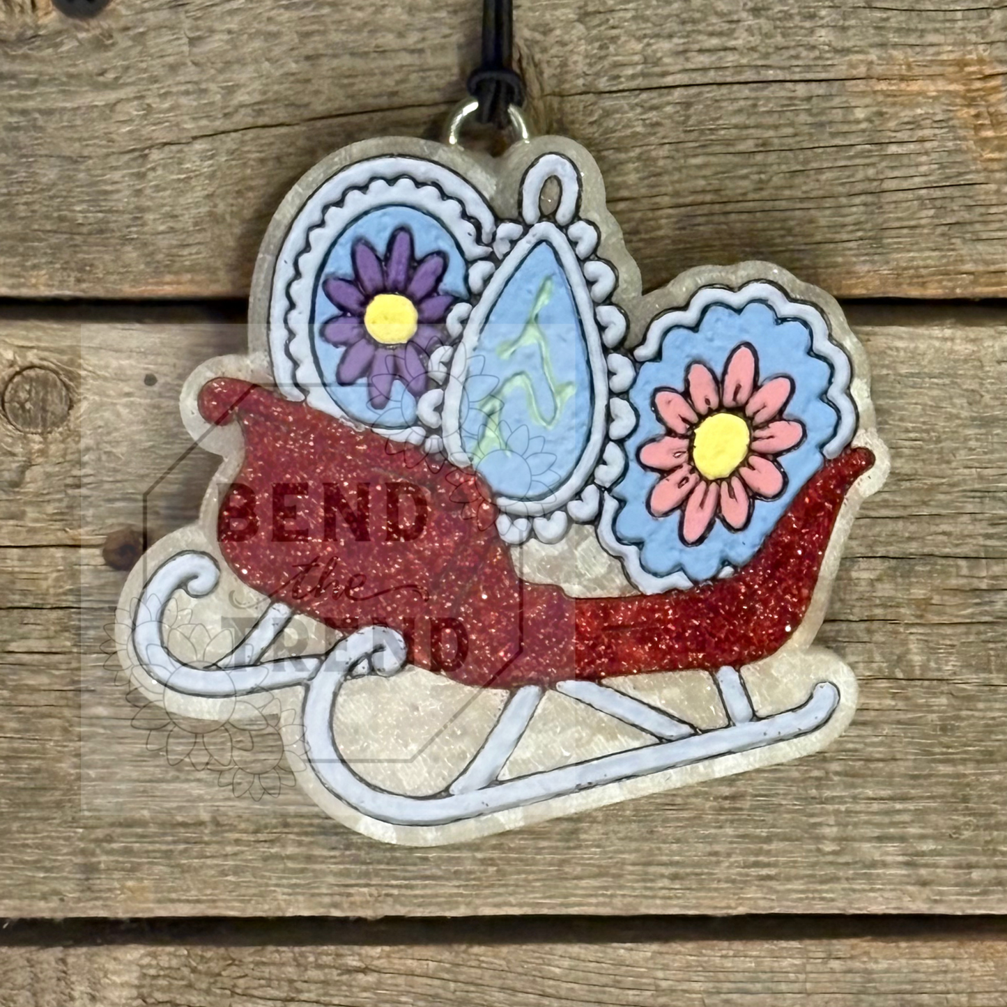 Turquoise Sleigh Mold