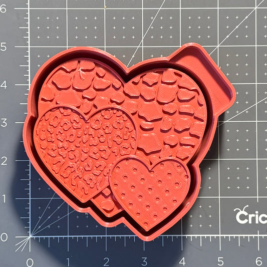 Hearts Trio Mold