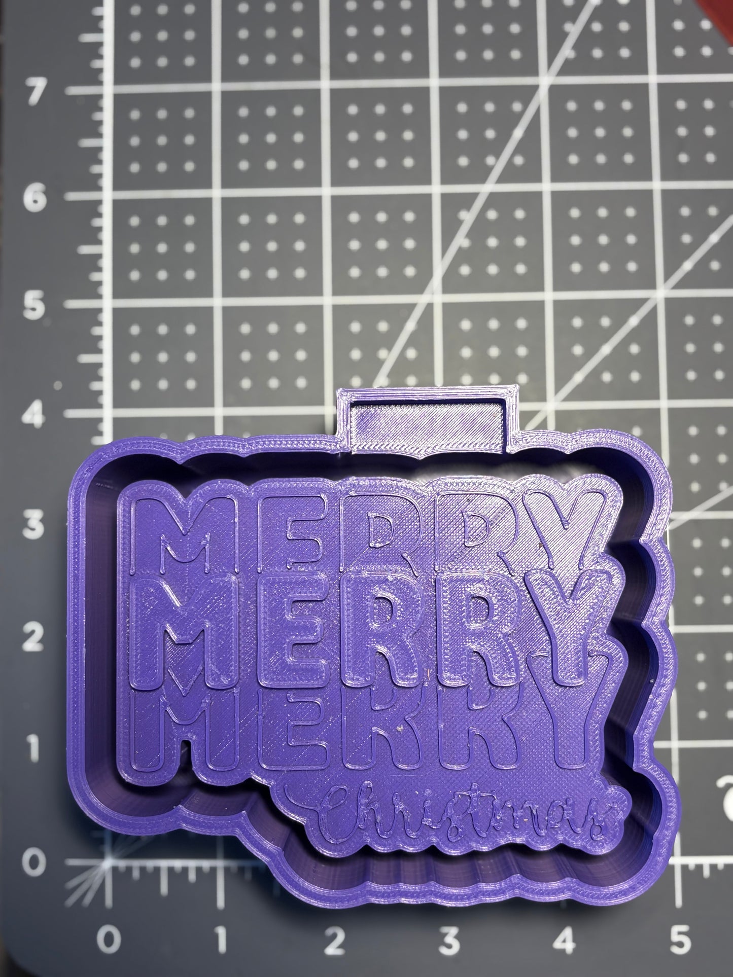 Merry Merry Merry Christmas Mold