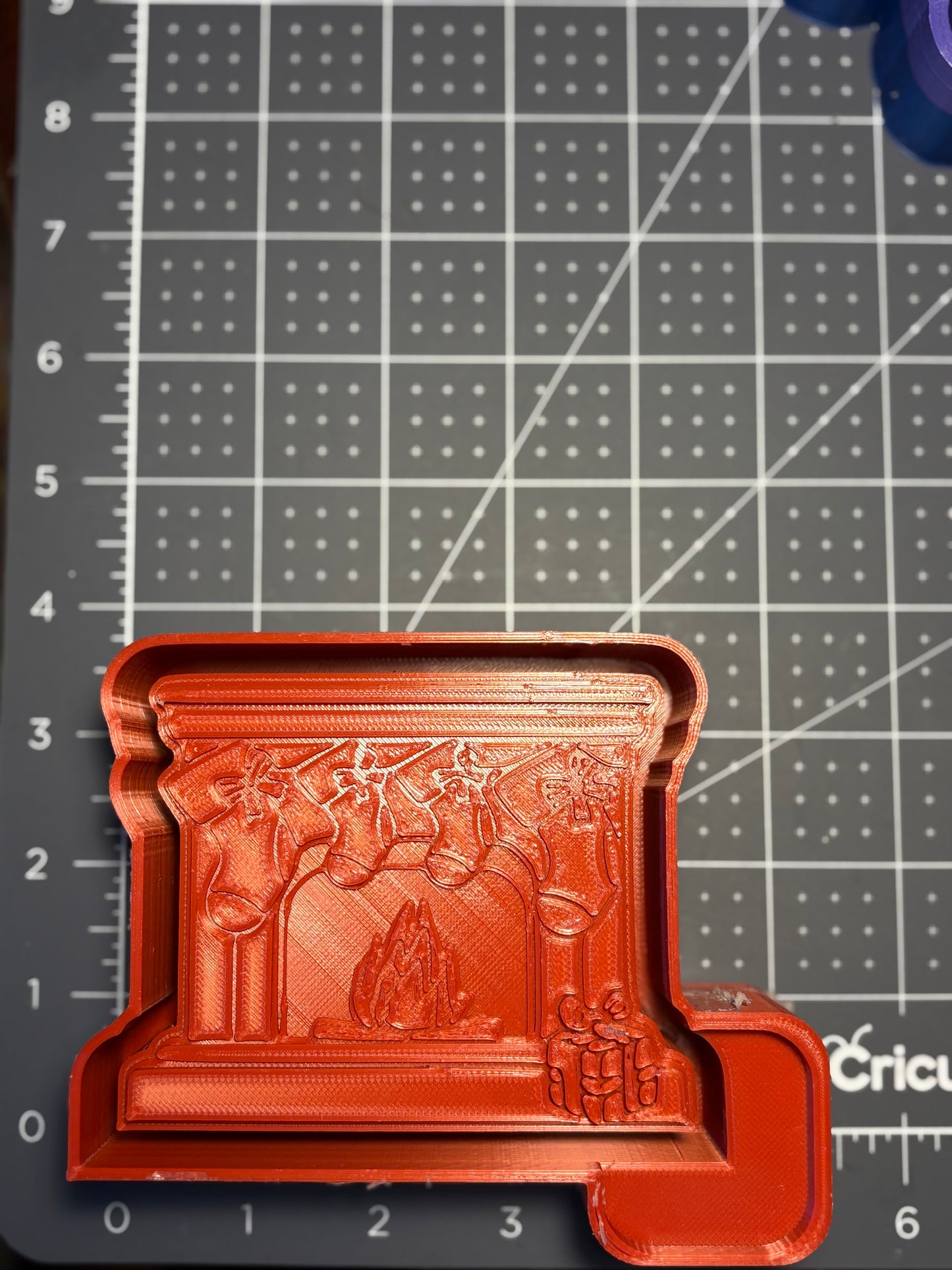 Fireplace with Stockings Mold