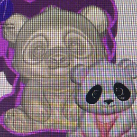3D Panda Mold