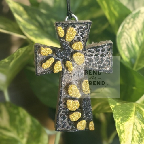 3D Leopard Concho Cross Freshie