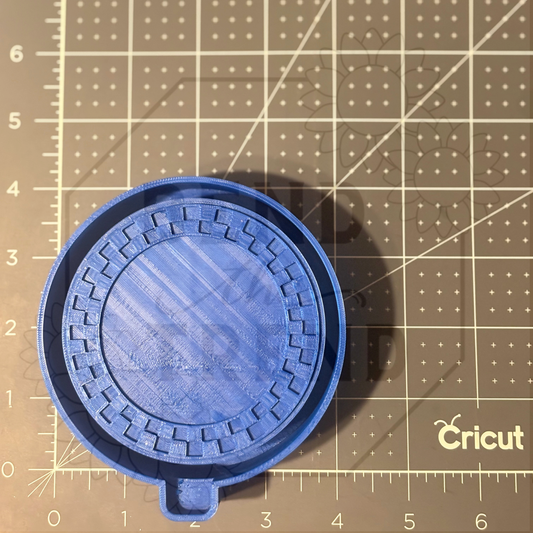 Checkered 2 1/2" Inset Mold