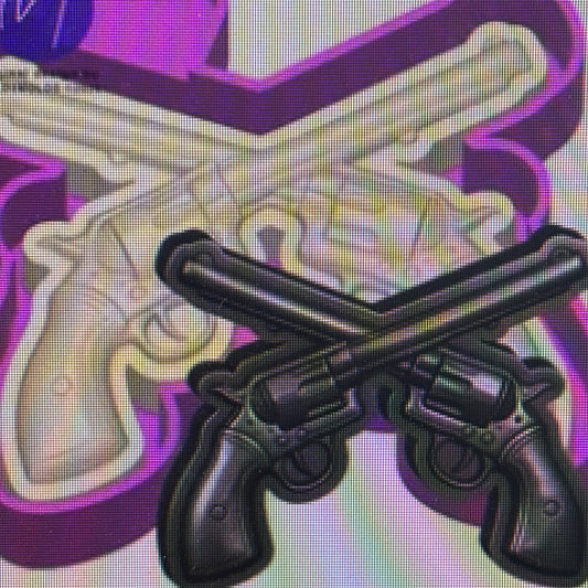 3D Crossed PewPew Mold