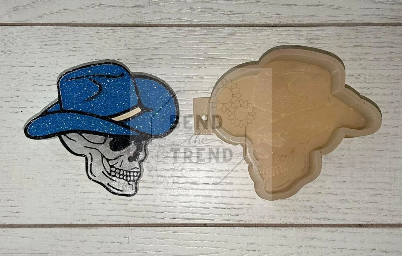 Cowboy Skully Mold