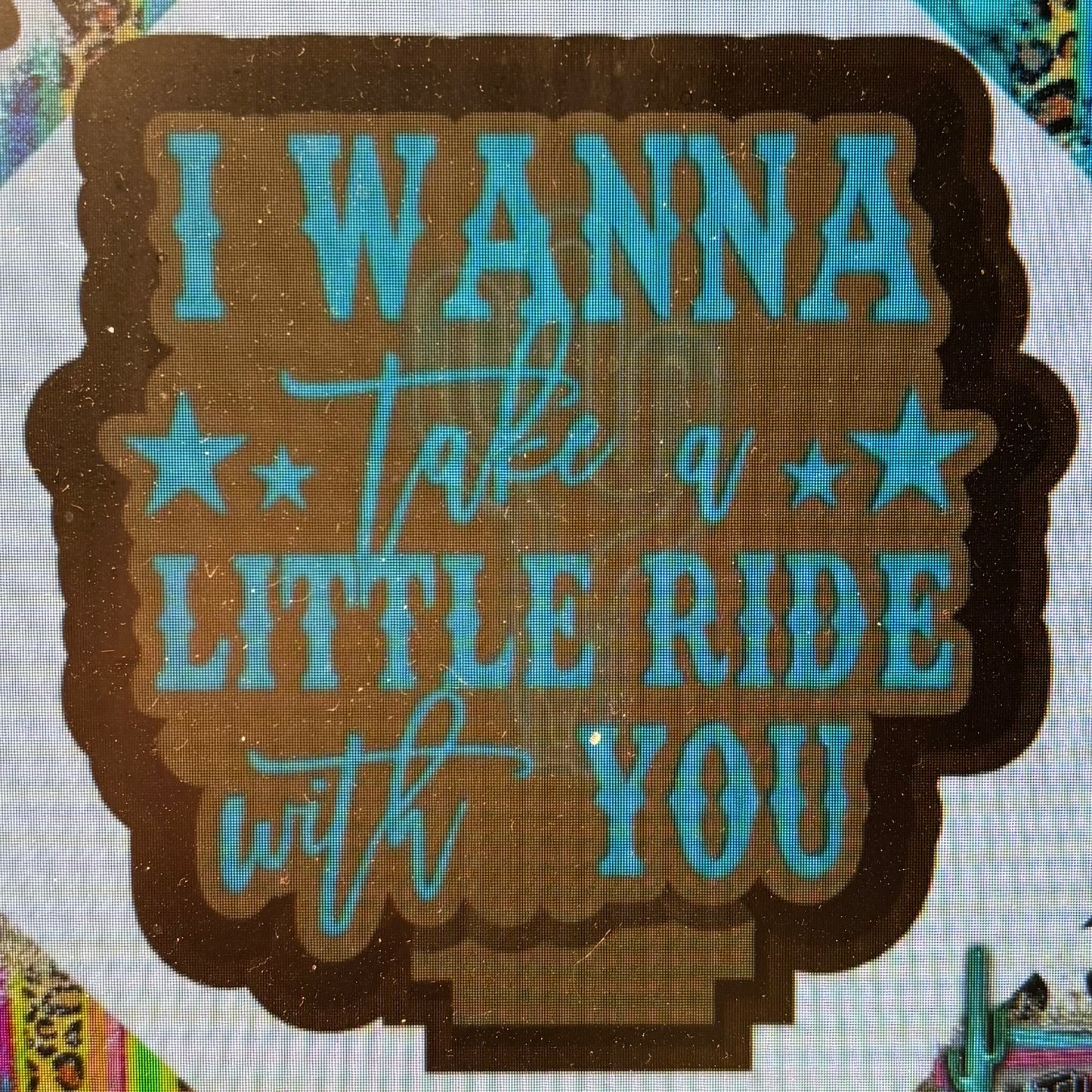 I Wanna Take A Little Ride With You Mold