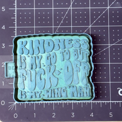 Kindness Is My Go To But F-Off is my Wingman Mold