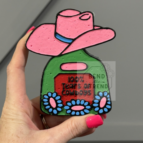 100% Cowboy Tears Tequila Mold
