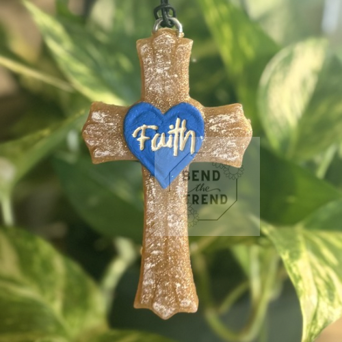 3D Faith Cross Freshie