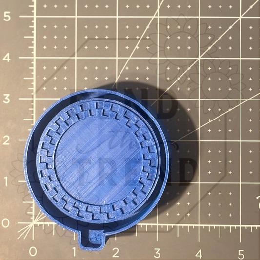 Checkered 2" Inset Mold