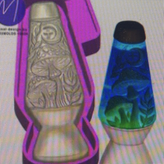 3D Mushroom Lava Lamp Mold
