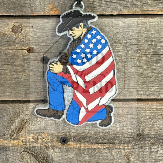 Cowboy with American Flag Mold