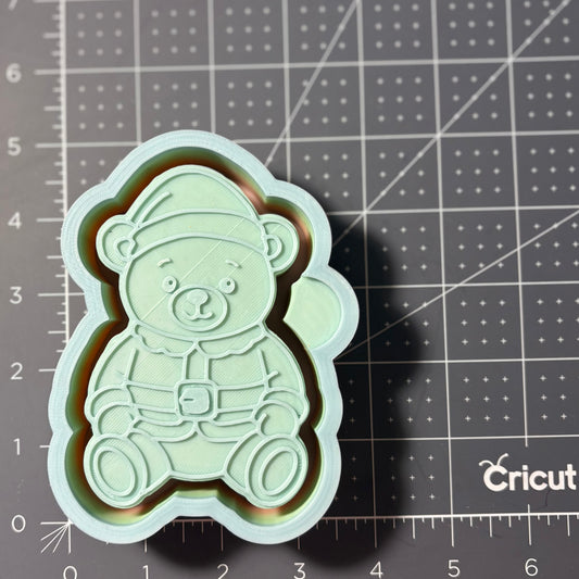 Santa Teddy Mold