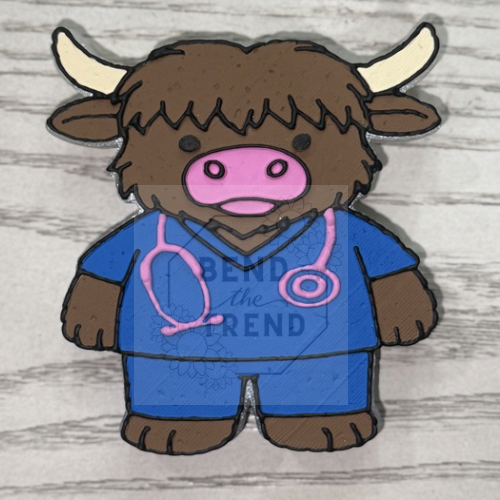 Dr. Highland Cow Mold