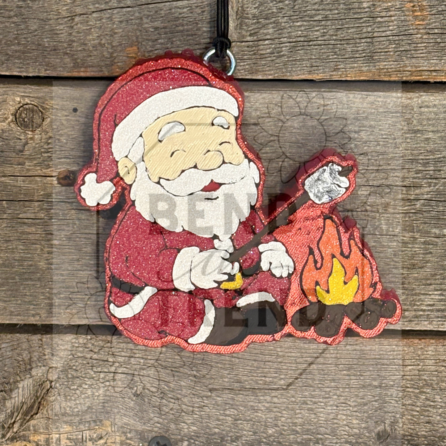 Santa Roasts Marshmallows Mold