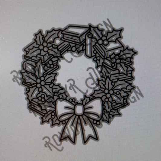 Christmas Wreath with Books  Candy Cane Mold