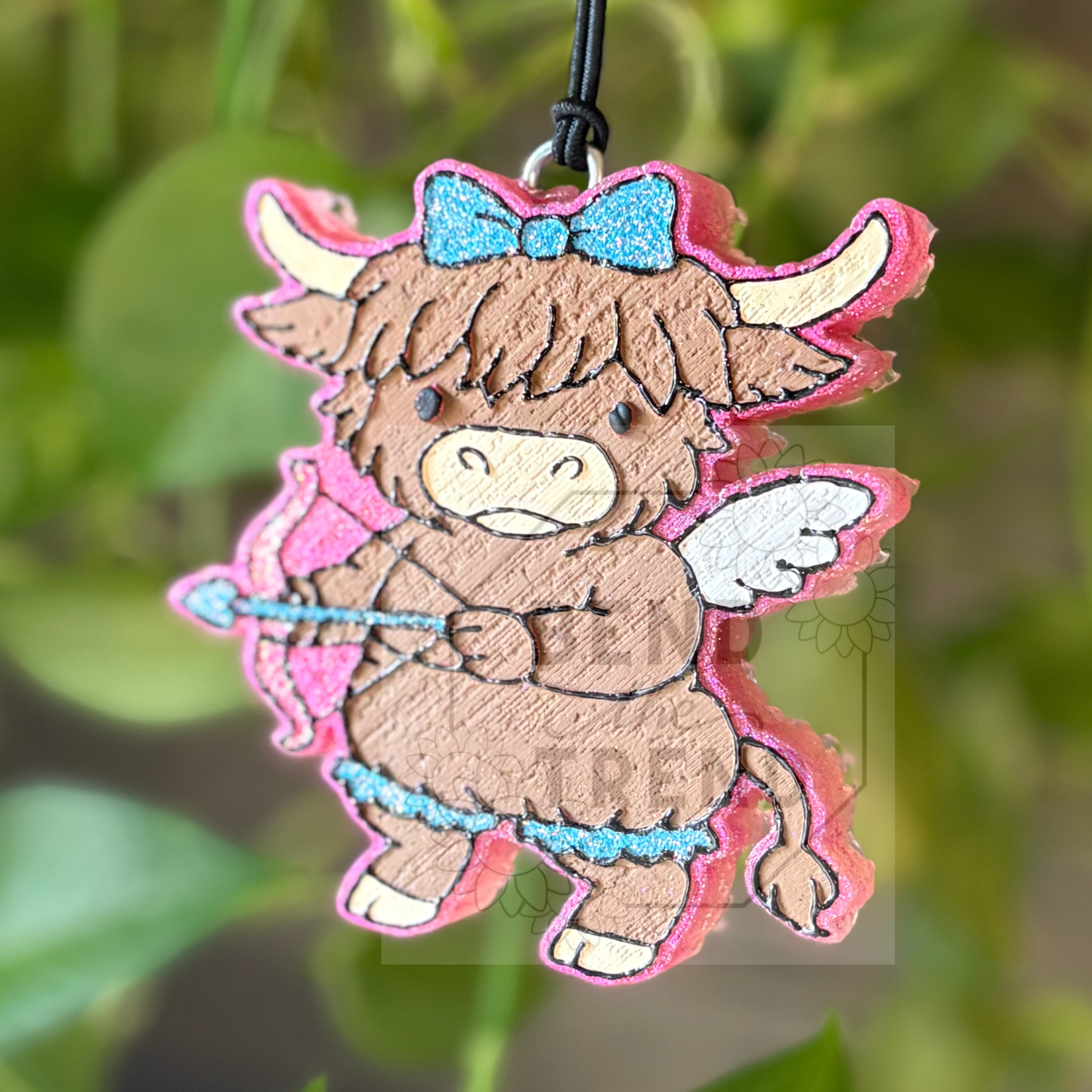 Highland Cow Cupid Mold