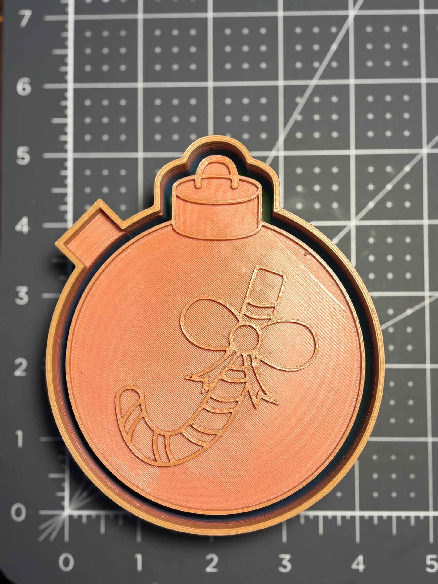 Candy Cane Ornament Mold