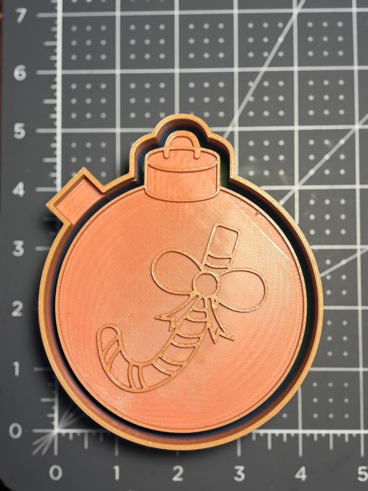 Candy Cane Ornament Mold