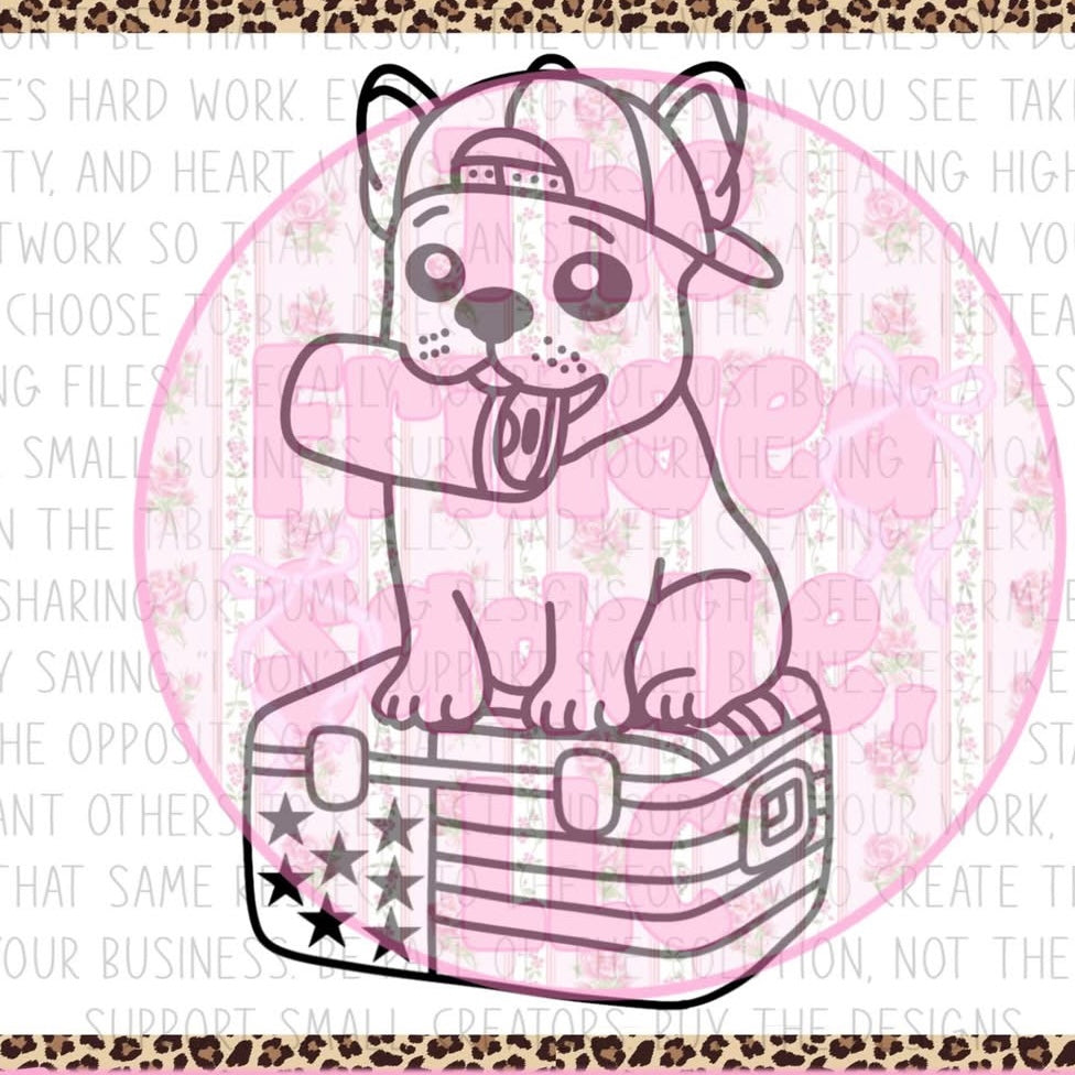 Frenchie Patriotic Beer Buddy Mold