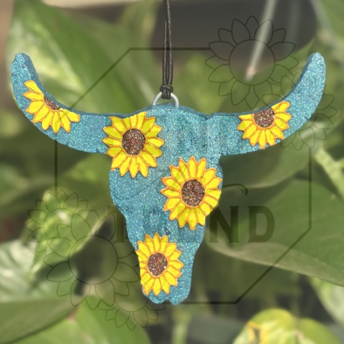 Bull Skull B Sunflower Insert Mold