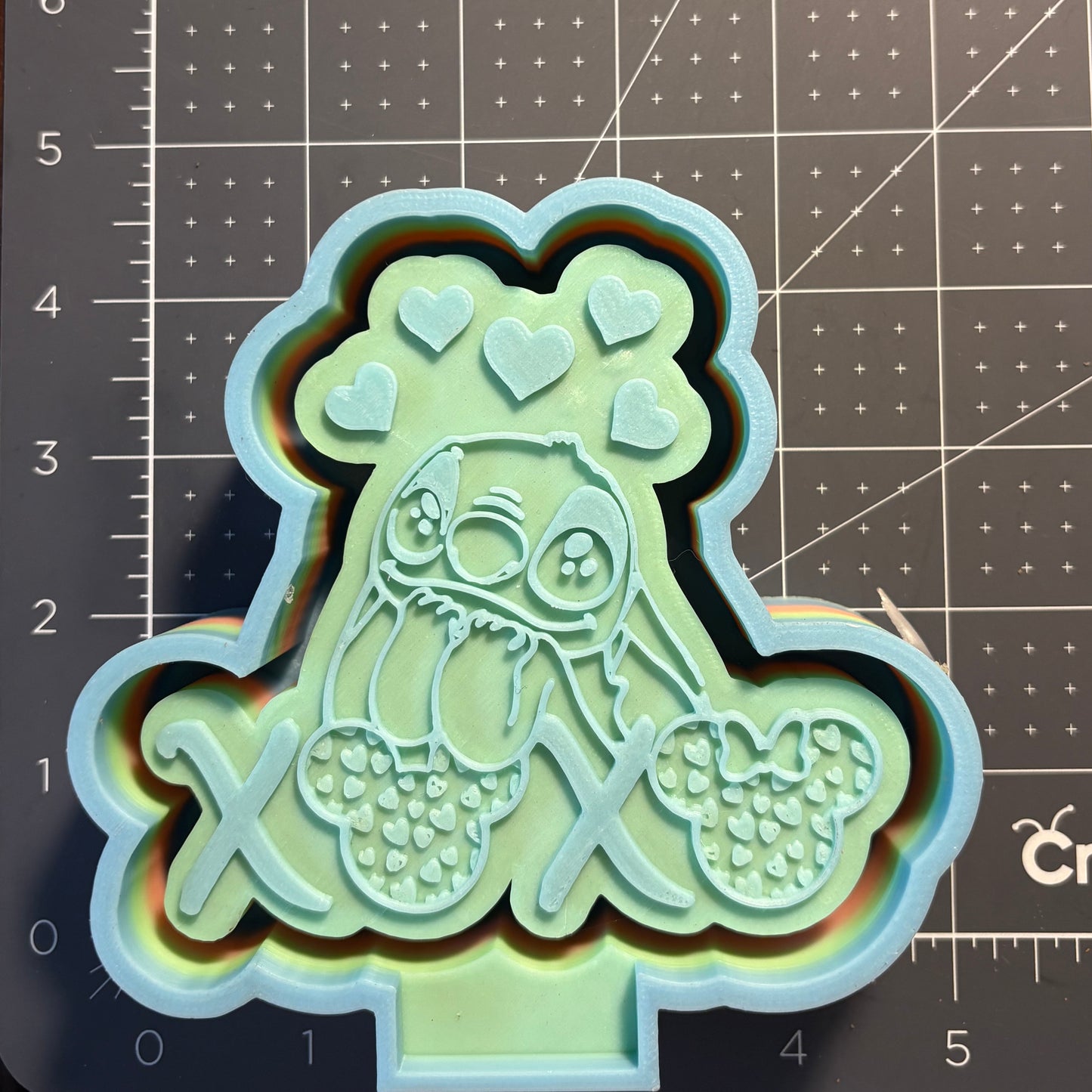 Blue Alien XOXO Mold