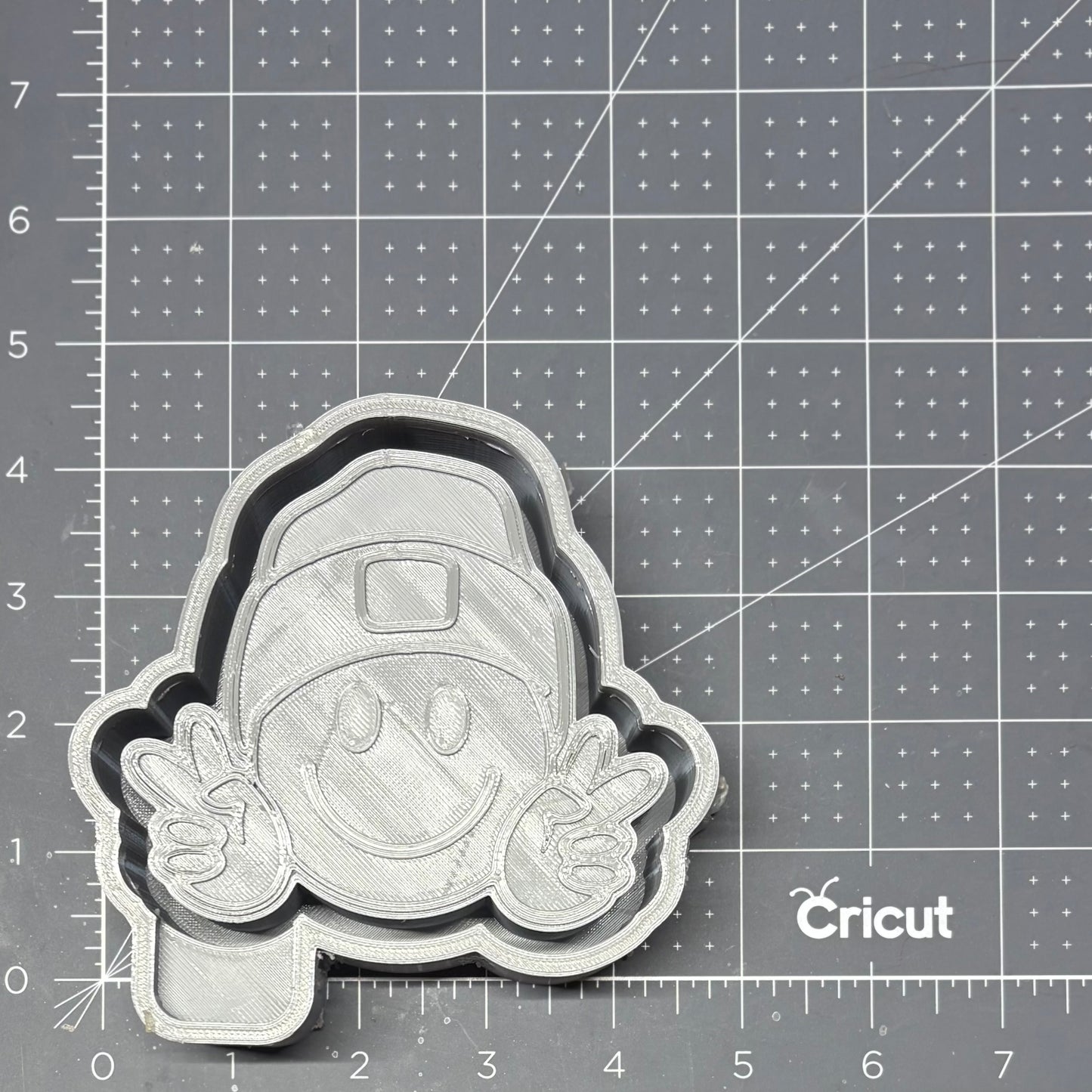 Smiley Peace Beanie Mold