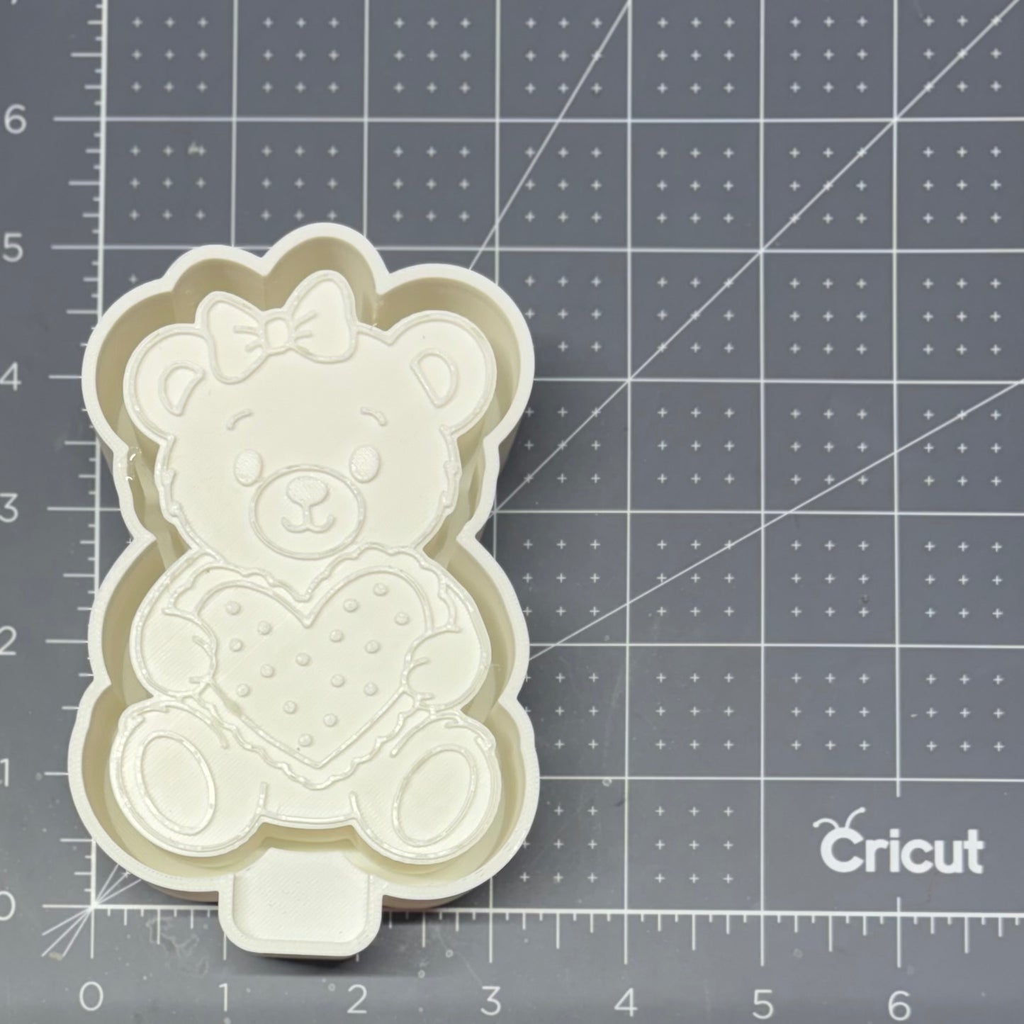 Teddy With Heart Mold